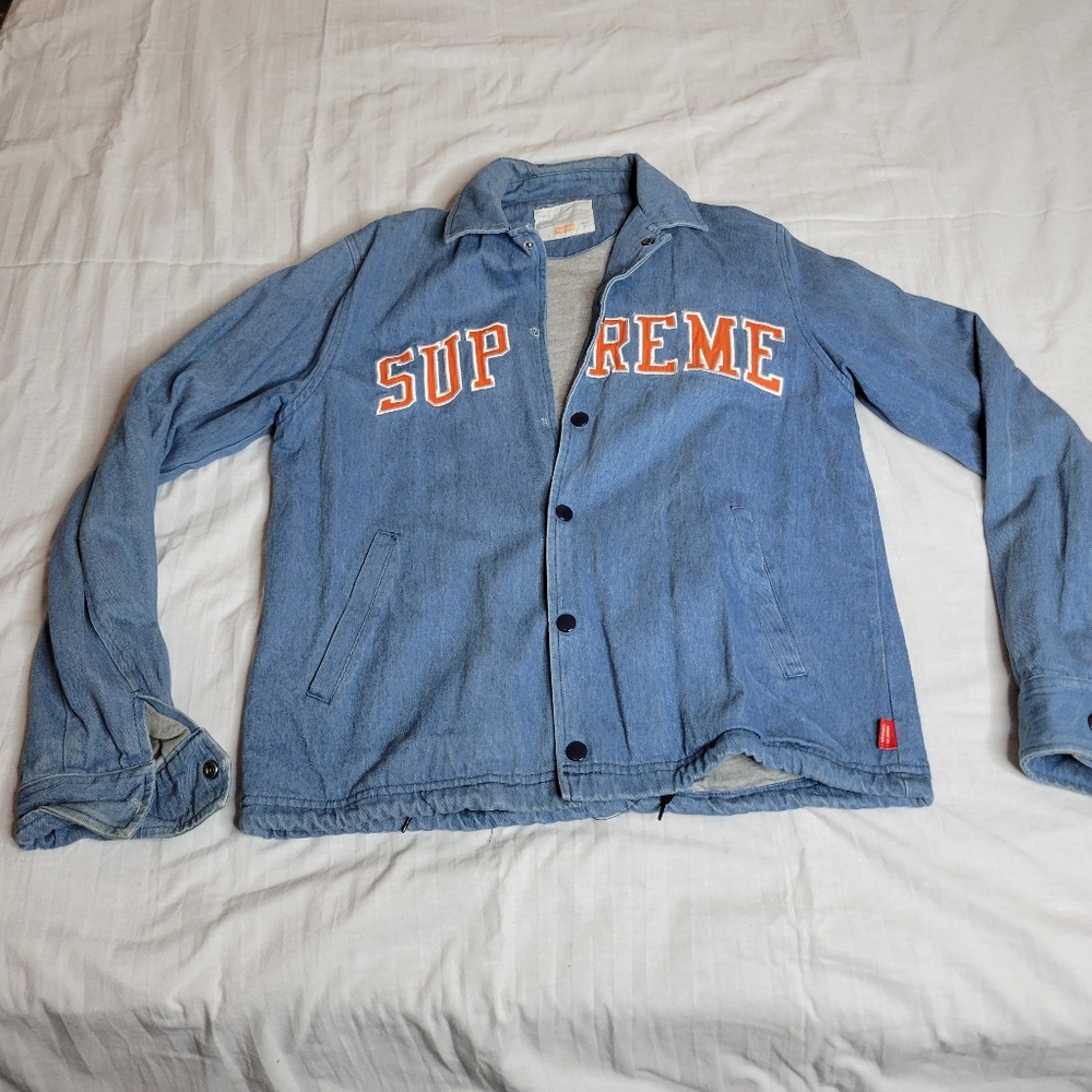 Supreme F/W 2013 demin coaches jacket